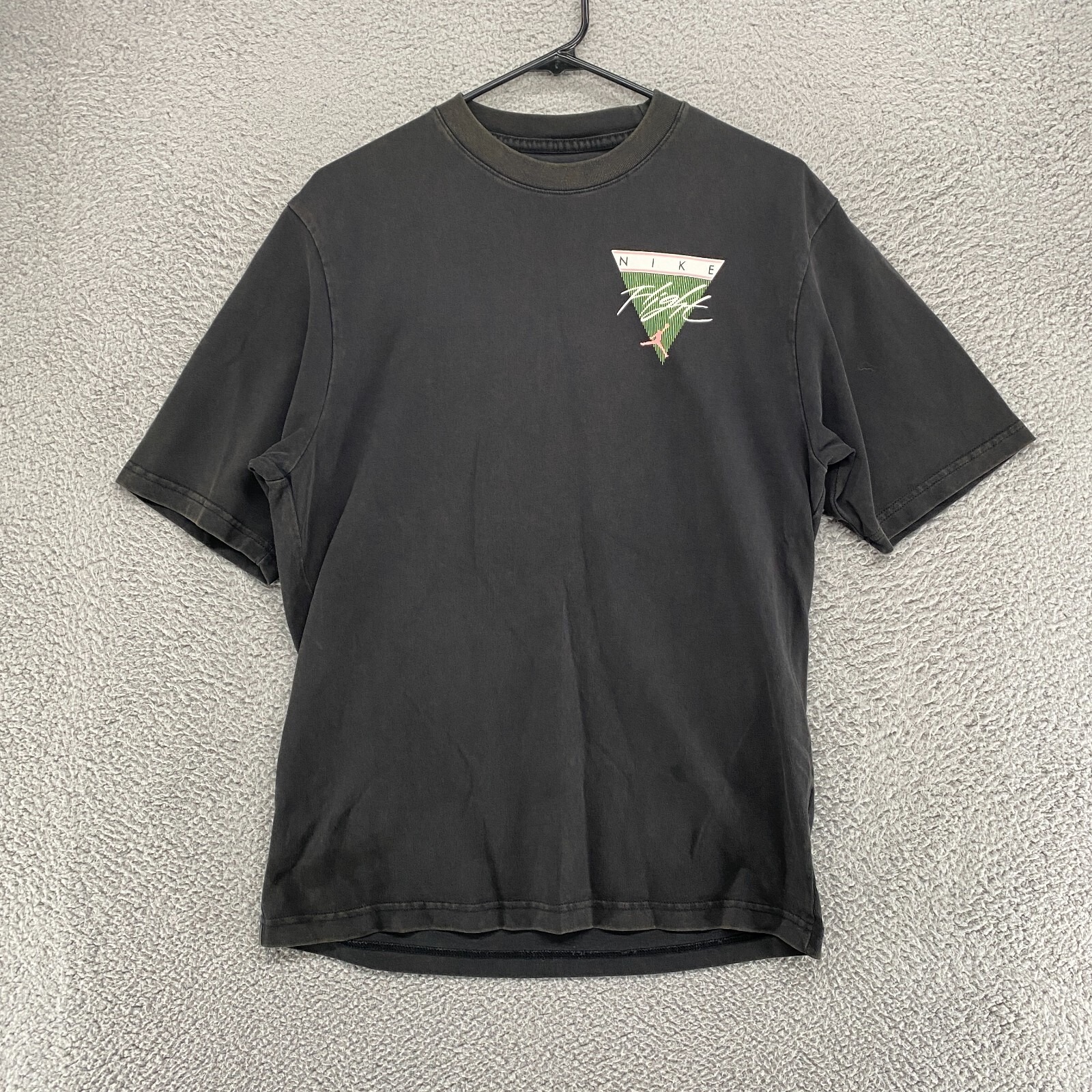 Nike TShirt Mens S Air Jordan Flight Basketball Factory Faded Washed Graphic